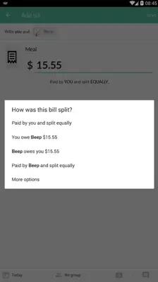 Splitwise android App screenshot 3